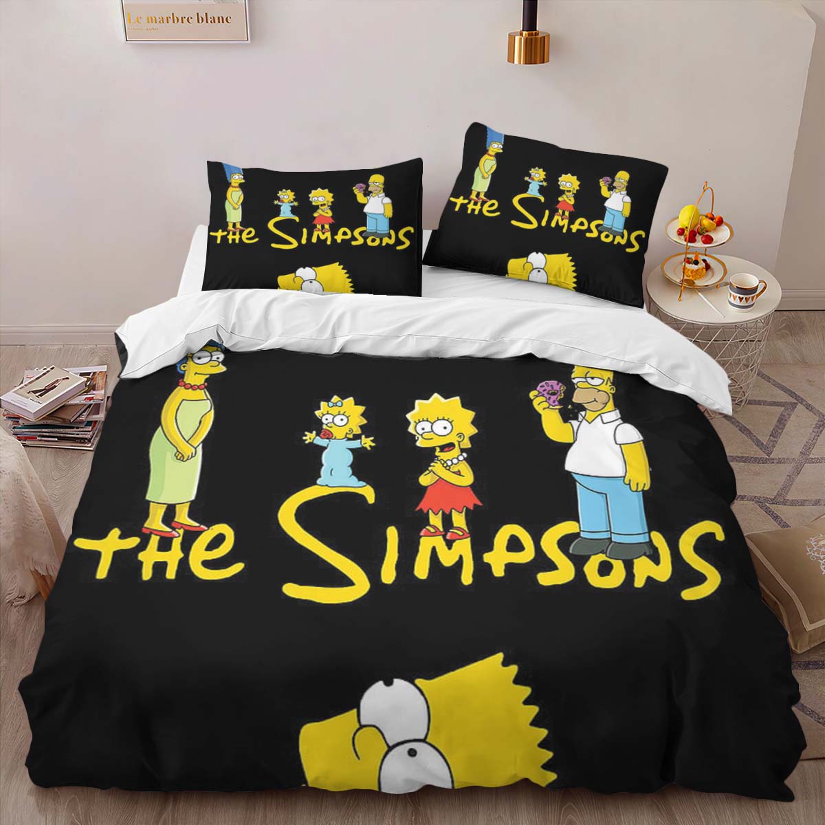 The Simpsons All Characters 18 Duvet Cover 2