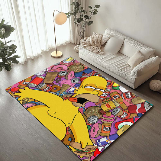The Simpsons Homer Simpson Rug