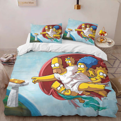 The Simpsons The Creation Of Adam Duvet Cover 2