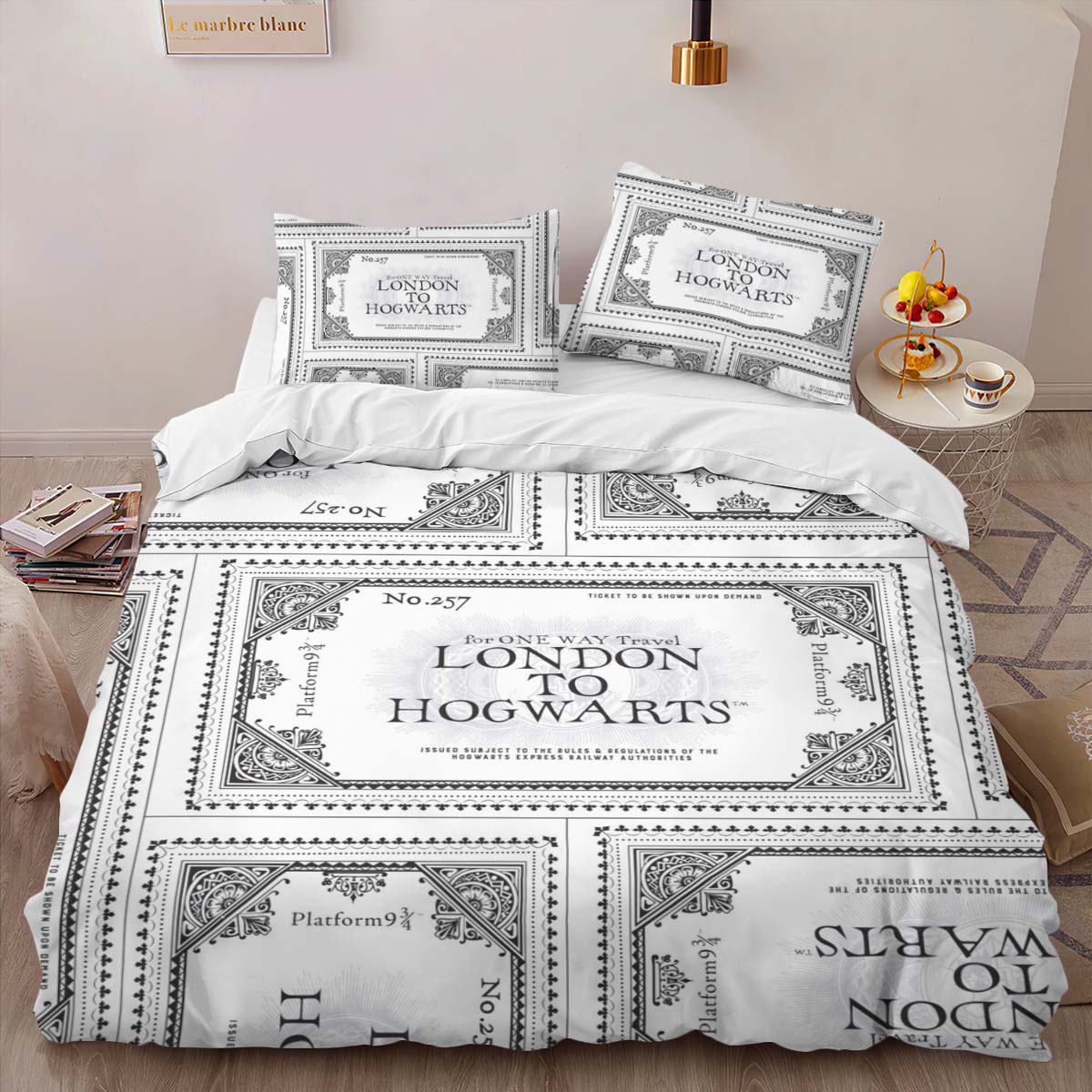 Ticket Harry Potter Hogwarts Express Platform 02 Duvet Cover 2