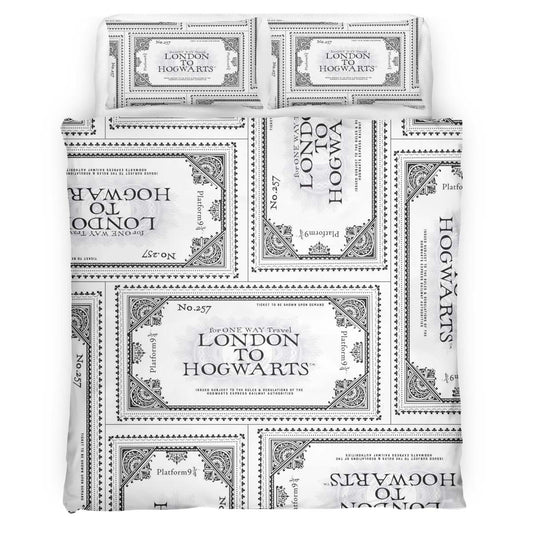 Ticket Harry Potter Hogwarts Express Platform 02 Duvet Cover