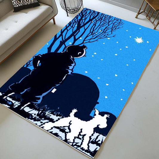 Tintin and Milou Snowy Rug
