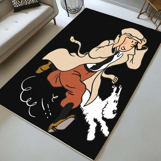 Tintin and Milou Snowy 2 Rug