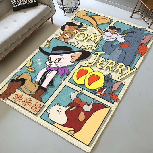 Tom And Jerry Catoon Characters 15 Rug