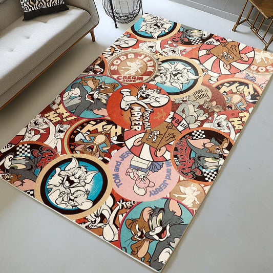Tom And Jerry Catoon Characters 20 Rug