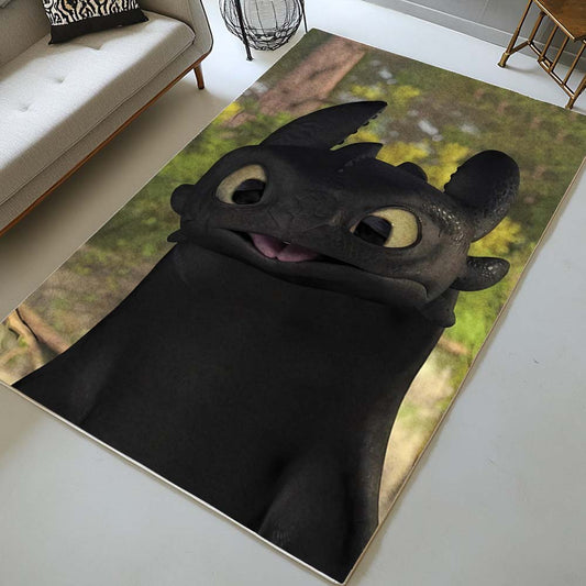 Toothless How To Train Your Dragon 01 Rug