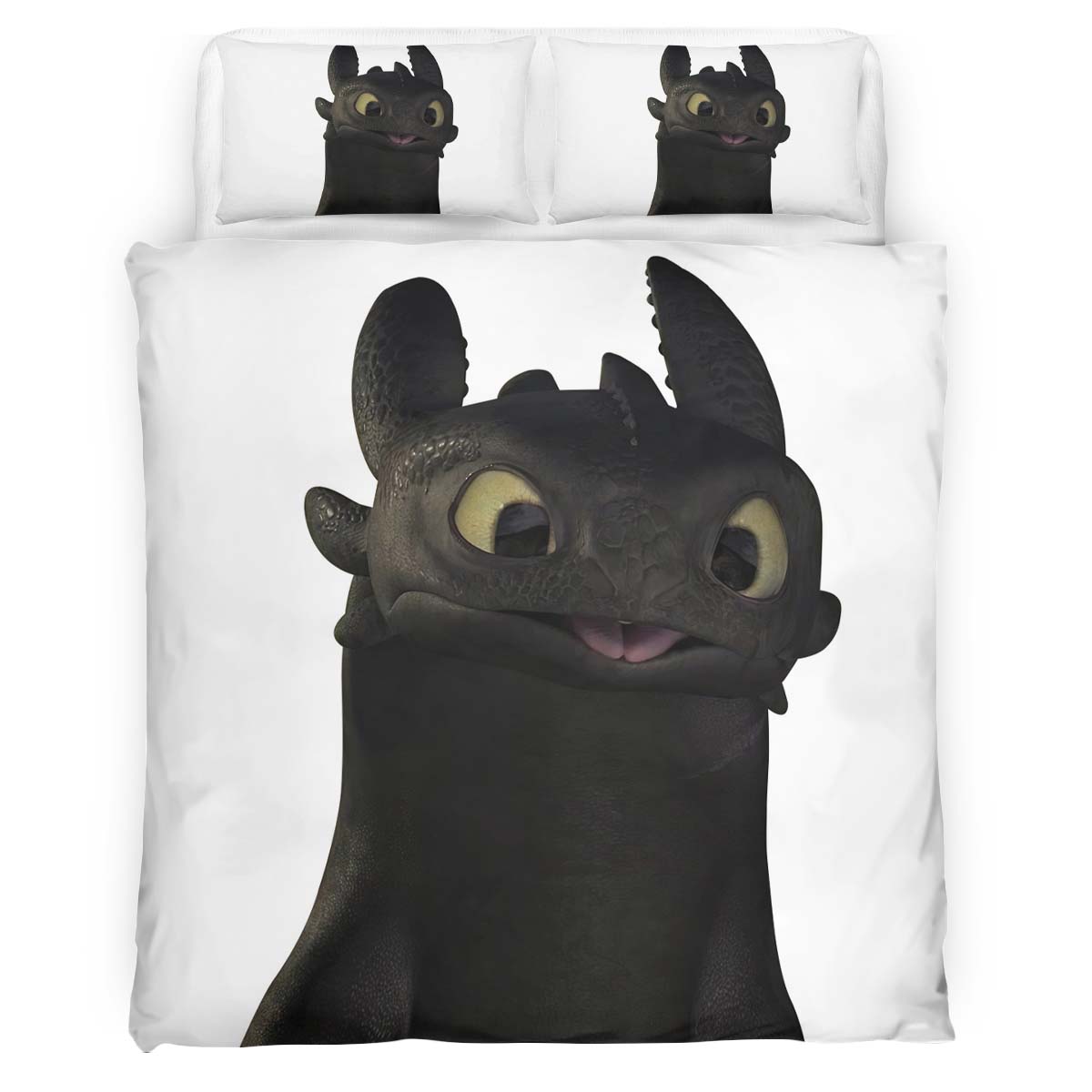 Toothless How To Train Your Dragon 02 Duvet Cover