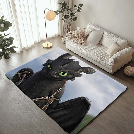 Toothless How To Train Your Dragon 03 Rug