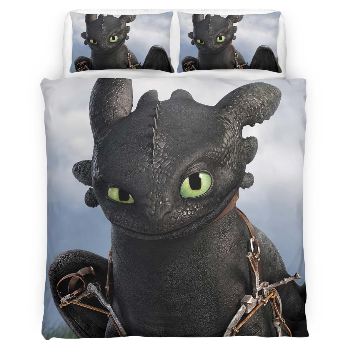 Toothless How To Train Your Dragon 03 Duvet Cover