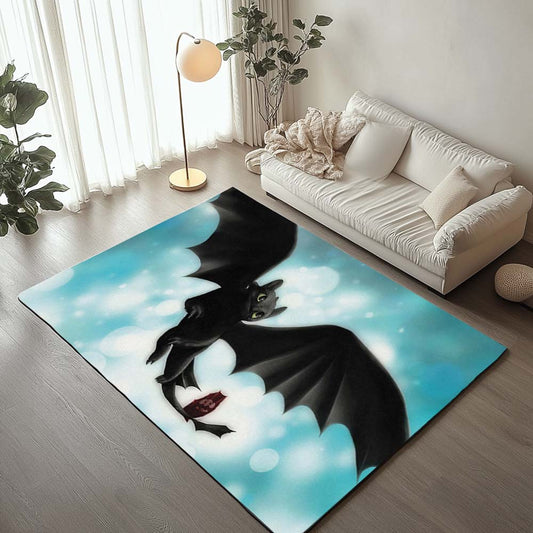 Toothless How To Train Your Dragon 04 Rug