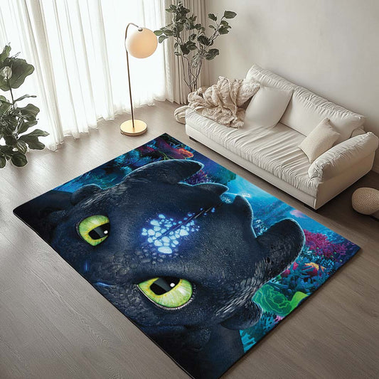 Toothless How To Train Your Dragon 05 Rug