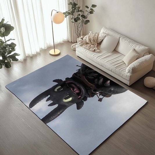 Toothless How To Train Your Dragon 06 Rug