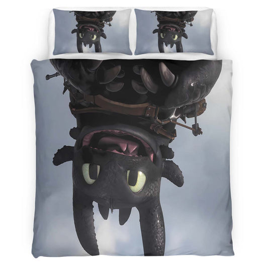 Toothless How To Train Your Dragon 06 Duvet Cover