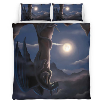 Toothless How To Train Your Dragon 08 Duvet Cover