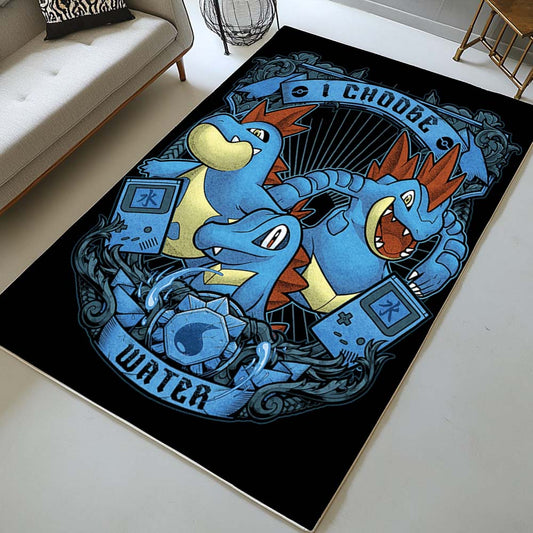 Totodile Water Gen 2 Pokemon Rug