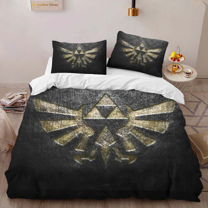 Triforce The legend of Zelda Stone Duvet Cover 2