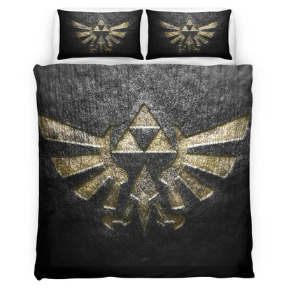 Triforce The legend of Zelda Stone Duvet Cover