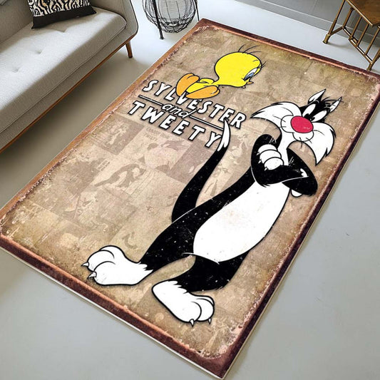 Tweety And Sylvester Looney Tunes 03 Rug