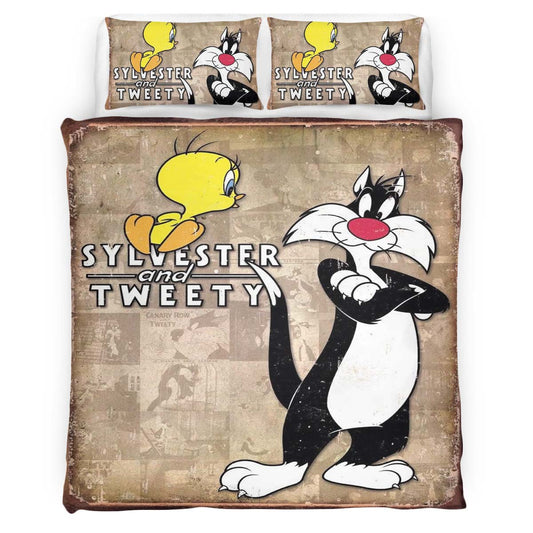 Tweety And Sylvester Looney Tunes 03 Duvet Cover
