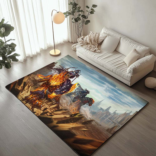 Varian Wrynn Sylvanas Windrunner World of Warcraft Rug