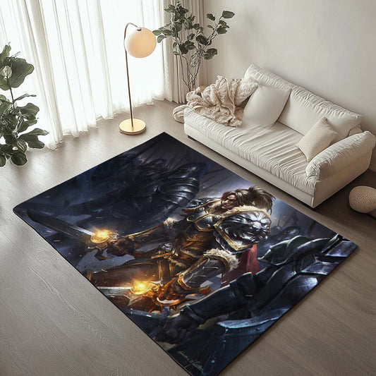 Varian Wrynn World of Warcraft WOW Rug