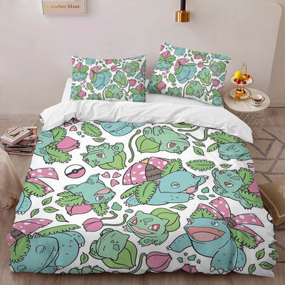 Venusaur Ivysaur Bulbasaur Pokemon Duvet Cover 2
