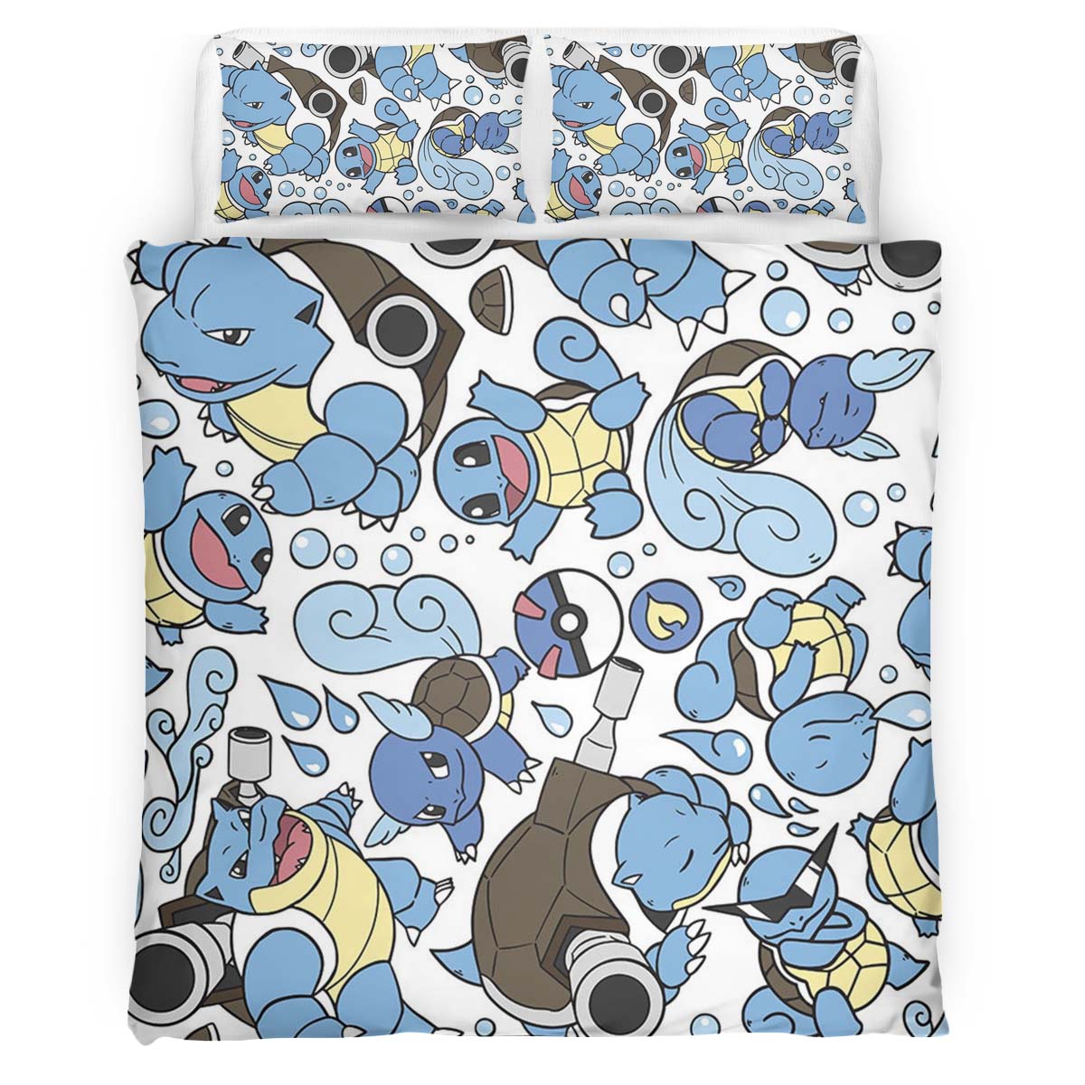 Water Pokemon Type 2 Duvet Cover