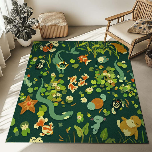 Water Pokemon Type 3 Rug