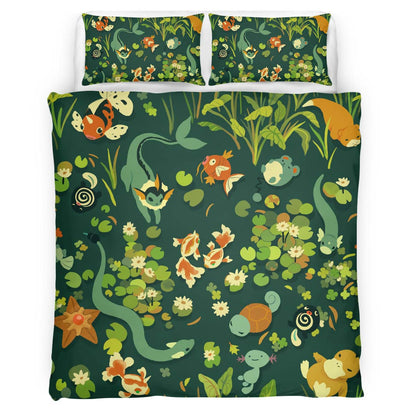 Water Pokemon Type 3 Duvet Cover