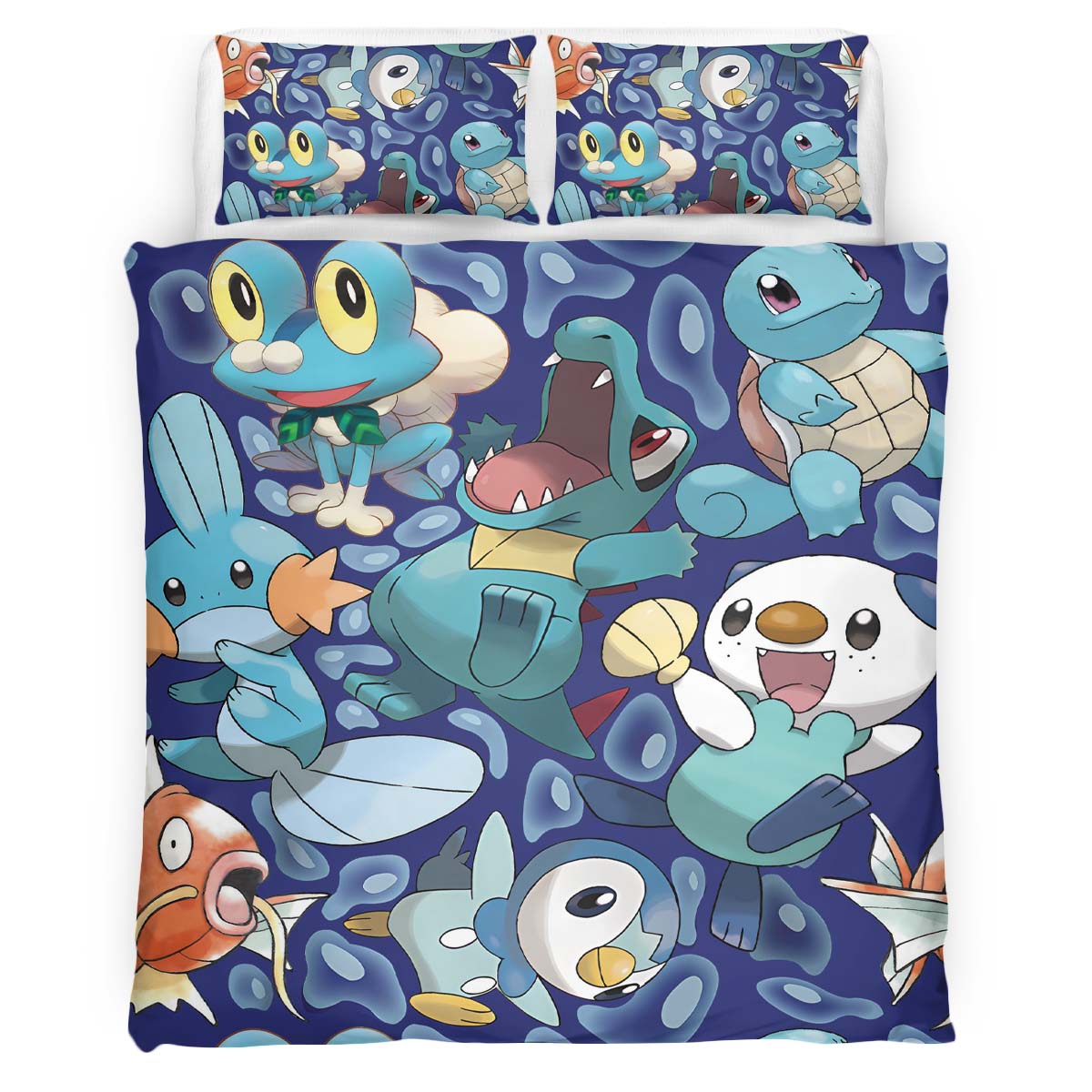 Water Pokemon Type Duvet Cover