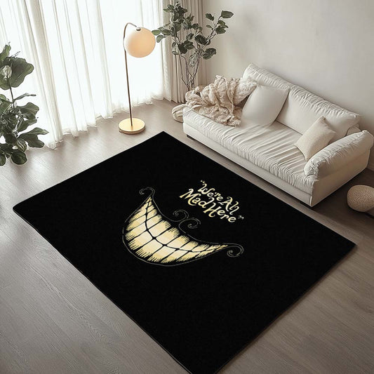 We Are All Mad Here Alice in Wonderland Rug