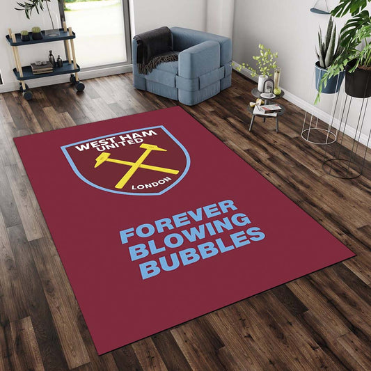 West Ham United Forever Blowing Bubbles Rug