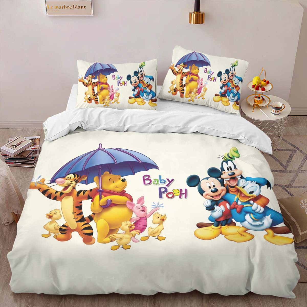 Winnie The Pooh and Disney Characters Duvet Cover 2