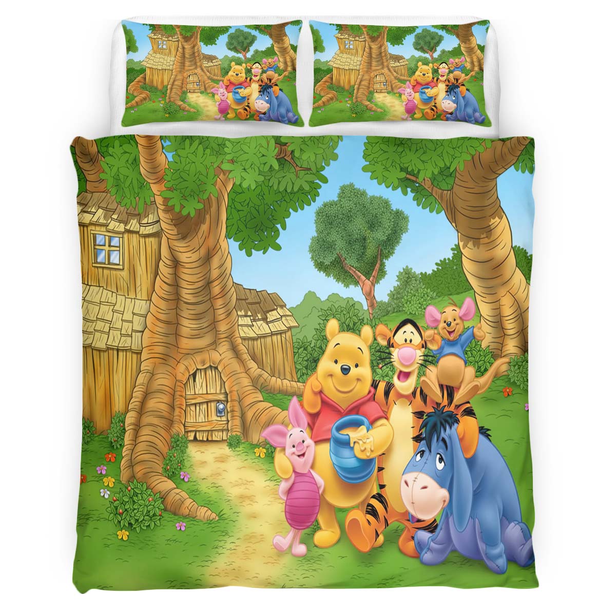 Winnie the Pooh And Friends 9 Duvet Cover