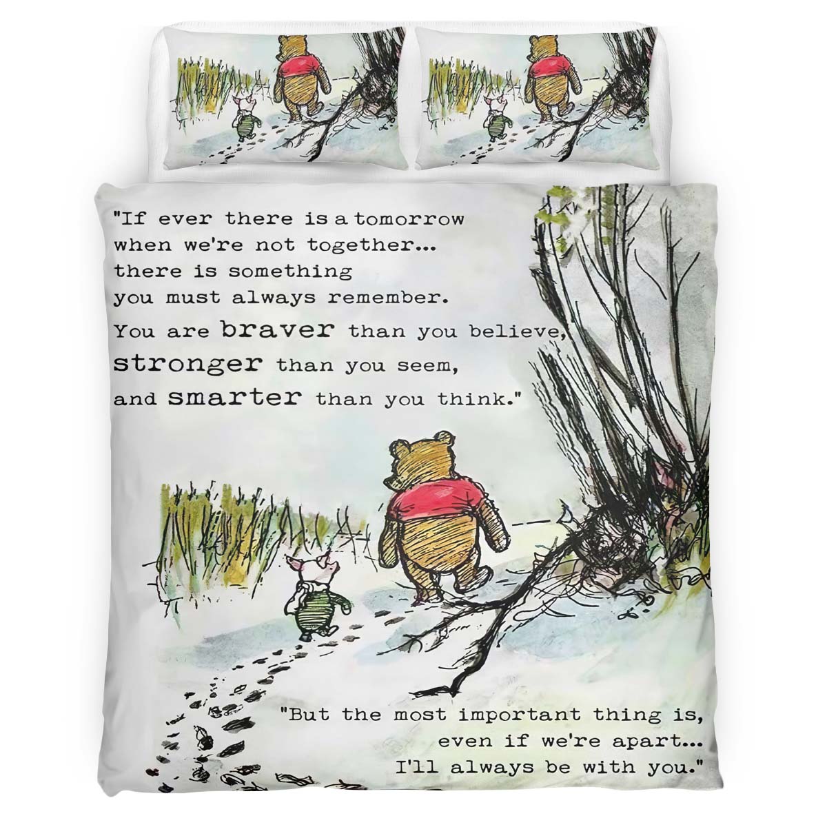 Winnie the Pooh And Piglet Duvet Cover