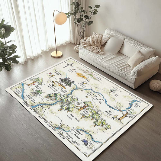 Winnie the Pooh Map 2 Rug