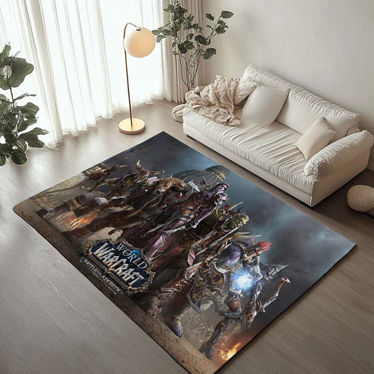 WoW World of Warcraft Battle For Azeroth Horde Rug