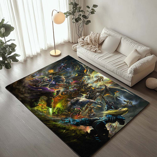WoW World of Warcraft Diablo StarCraft Sarah Kerrigan Heroes Rug