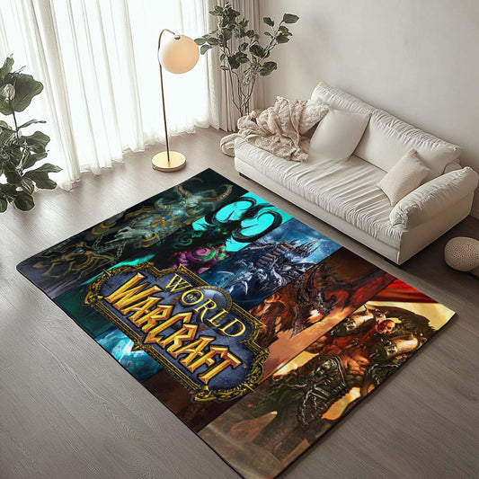 World of Warcraft Wow Characters Rug