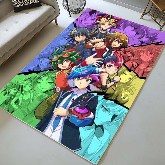 Yu Gi Oh Characters 10 Rug