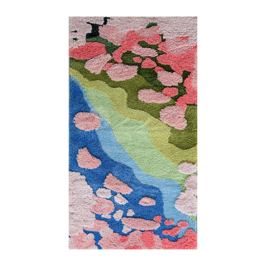 Alexis Tufted Raised-Weave Rug – 70 x 140 cm