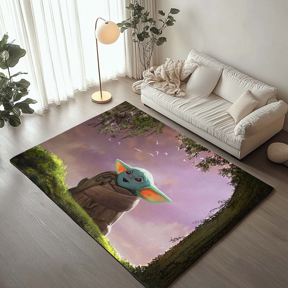 baby yoda star wars 1 Rug