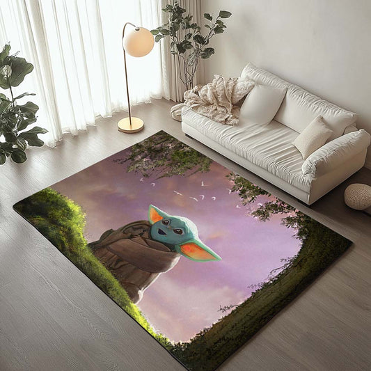 baby yoda star wars 1 Rug