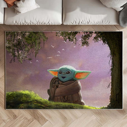 baby yoda star wars 1 Rug 2