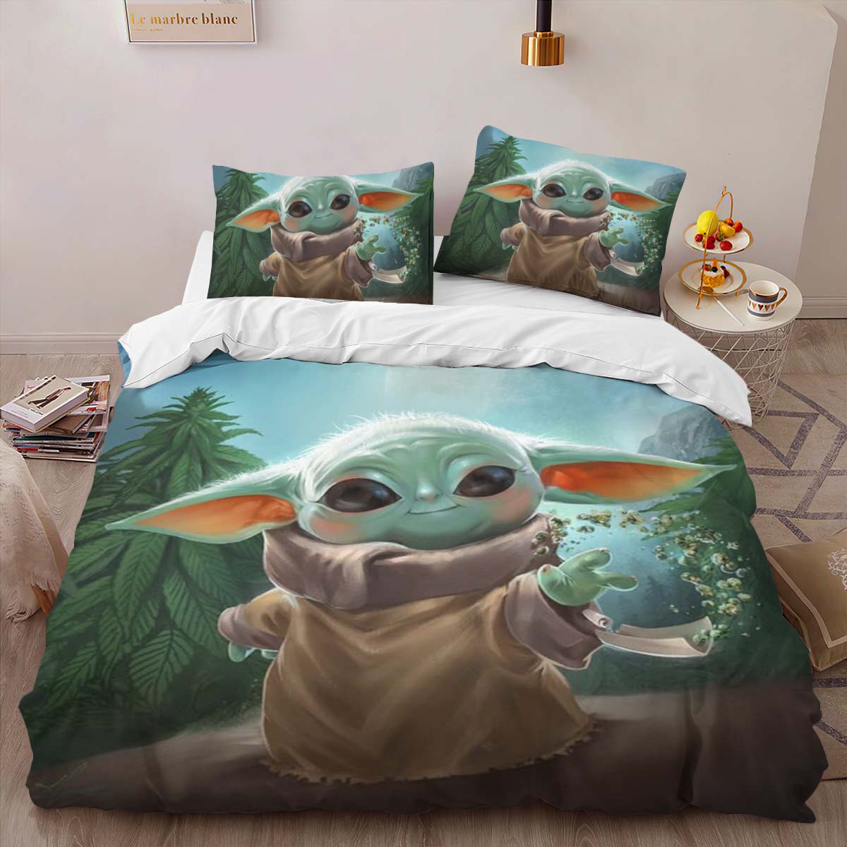 Baby Yoda Star Wars 2 Duvet Cover 2