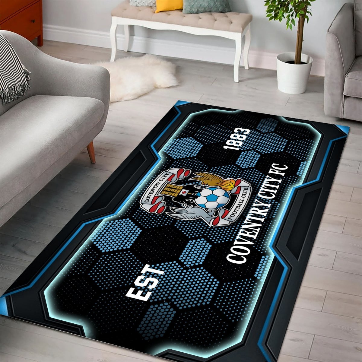 Coventry City Rug - EFL Championship Rug 2 2