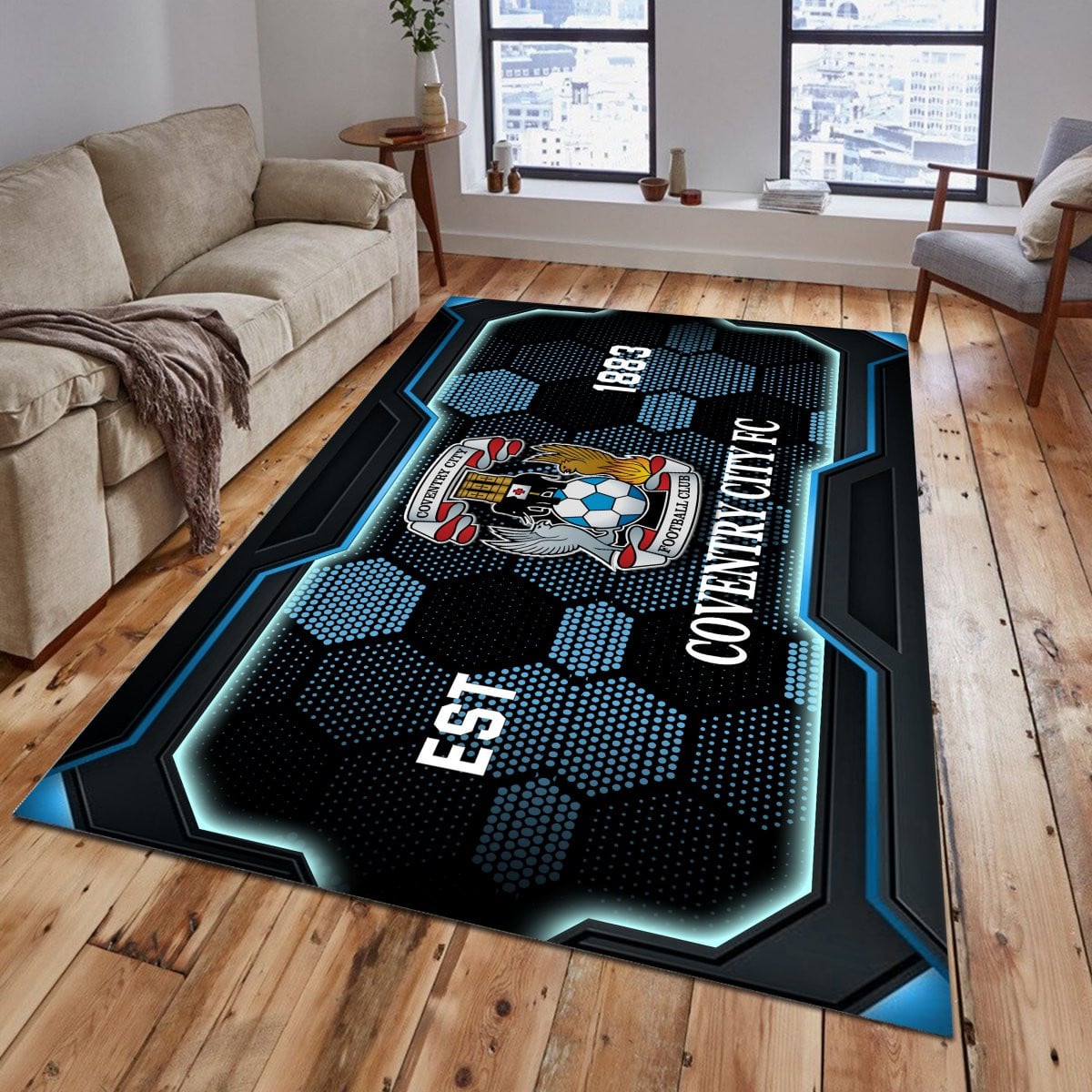 Coventry City Rug - EFL Championship Rug 2