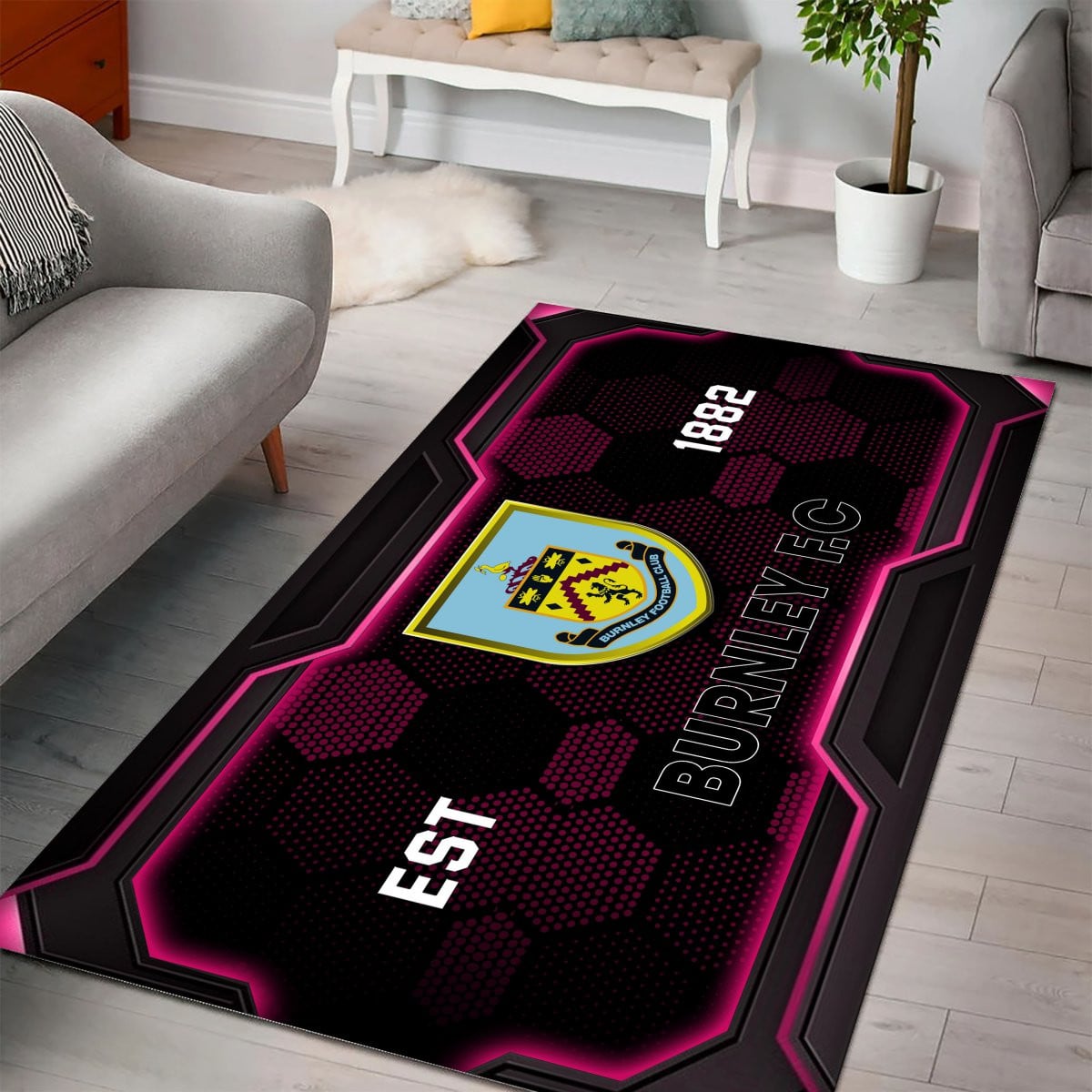 Burnley Rug - Premier League Rug 2 2
