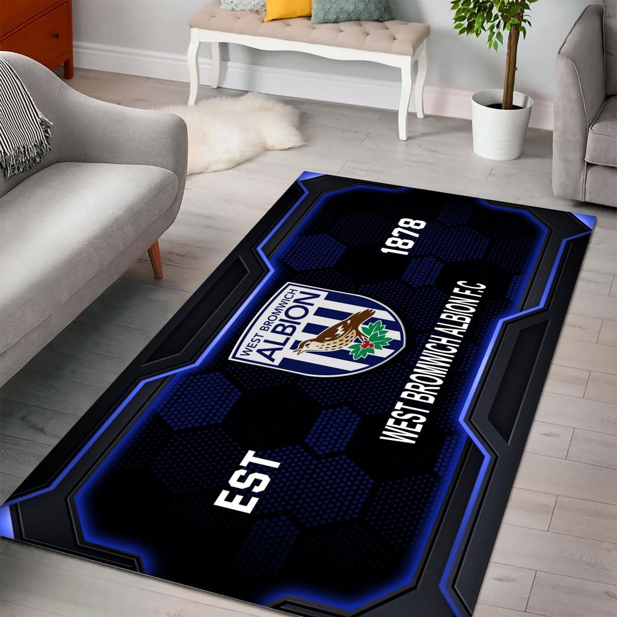 West Bromwich Albion Rug - EFL Championship Rug 2 2