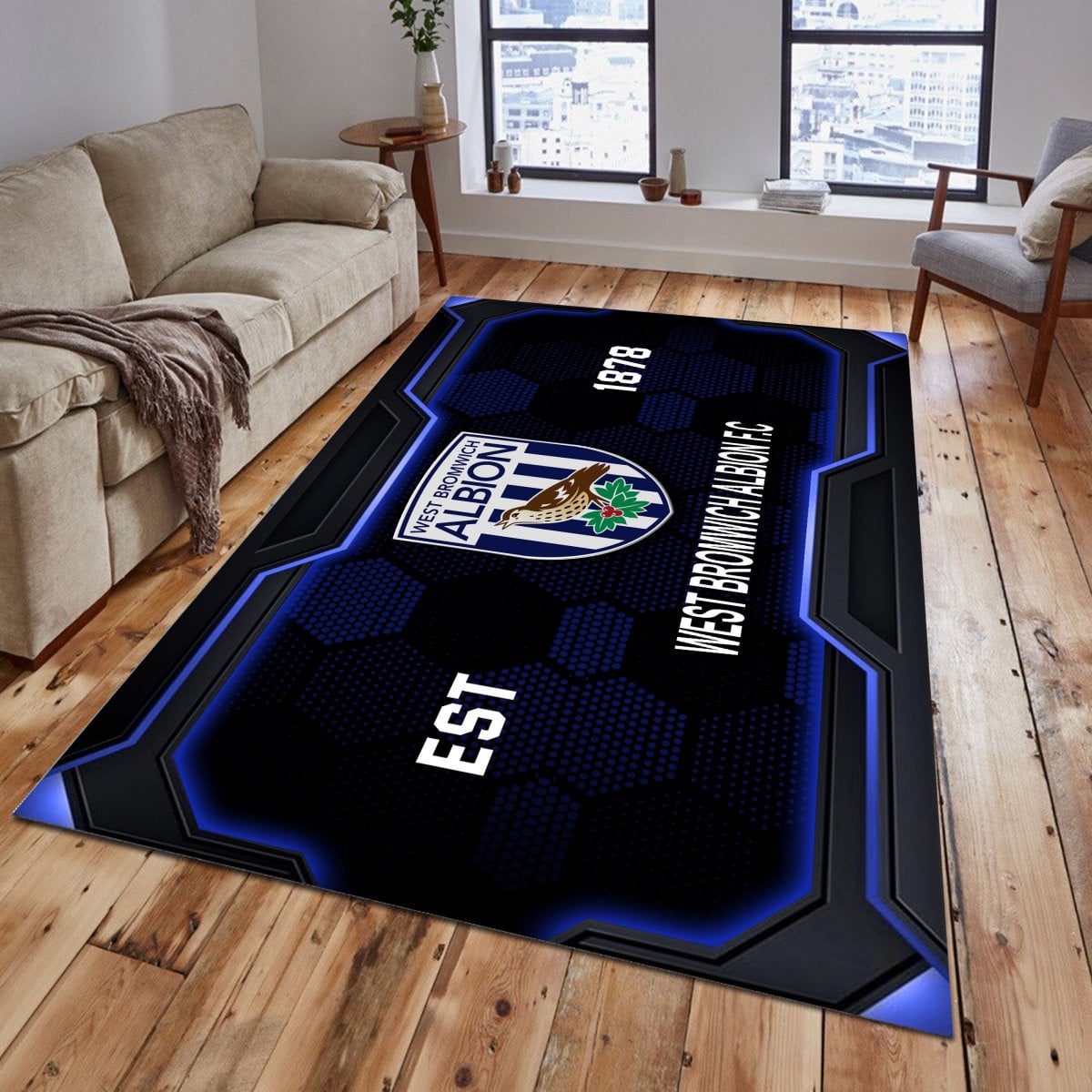 West Bromwich Albion Rug - EFL Championship Rug 2